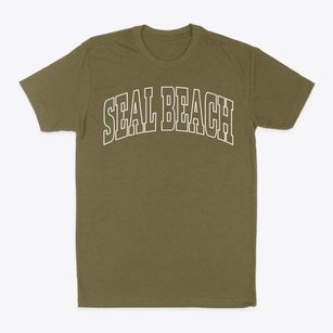 Seal Beach California Trendy Block Classic Dad T-Shirt
