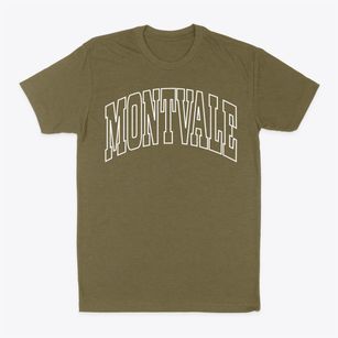 Montvale Virginia Trendy Block Classic Dad T-Shirt