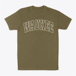 Waukee Iowa Trendy Block Classic Dad T-Shirt