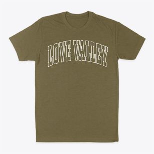 Love Valley North Carolina Trendy Block Classic Dad T-Shirt