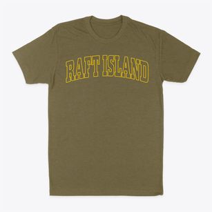 Raft Island Washington Trendy Block Classic Dad T-Shirt