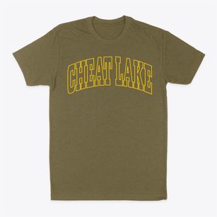 Cheat Lake West Virginia Trendy Block Classic Dad T-Shirt