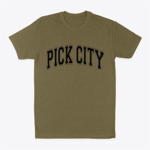 Pick City North Dakota Varsity Classic Dad T-Shirt