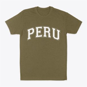 Peru New York Varsity Classic Dad T-Shirt