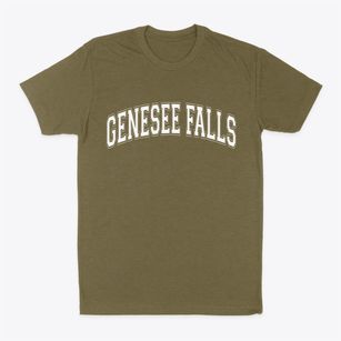 Genesee Falls New York Varsity Classic Dad T-Shirt