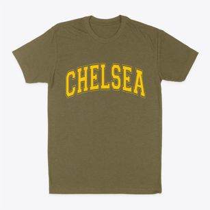 Chelsea Massachusetts Varsity Classic Dad T-Shirt