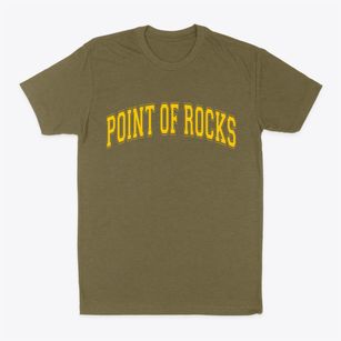 Point Of Rocks Wyoming Varsity Classic Dad T-Shirt