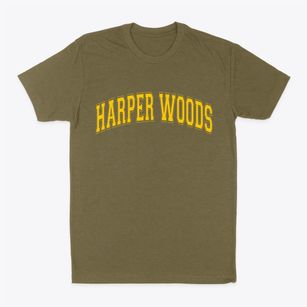 Harper Woods Michigan Varsity Classic Dad T-Shirt