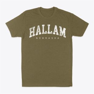 Hallam Nebraska Urban Vibe Classic Dad T-Shirt