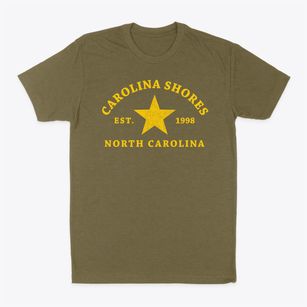 Carolina Shores North Carolina Star Classic Dad T-Shirt