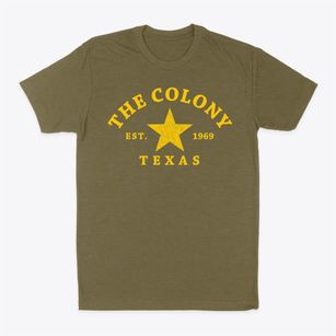 The Colony Texas Star Classic Dad T-Shirt