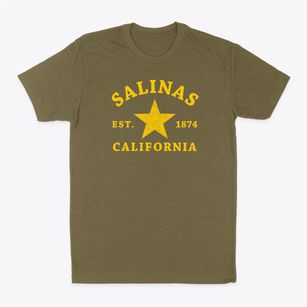 Salinas California Star Classic Dad T-Shirt