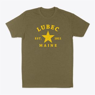 Lubec Maine Star Classic Dad T-Shirt