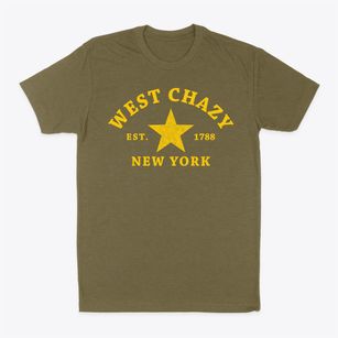 West Chazy New York Star Classic Dad T-Shirt