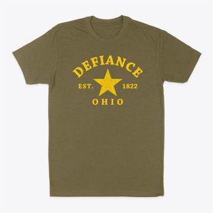 Defiance Ohio Star Classic Dad T-Shirt