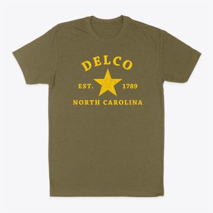 Delco North Carolina Star Classic Dad T-Shirt