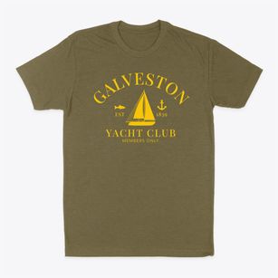 Galveston Texas Yacht Club Classic Dad T-Shirt