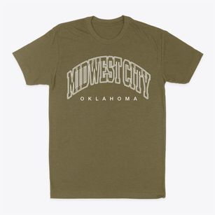 Midwest City Oklahoma Inline Classic Dad T-Shirt