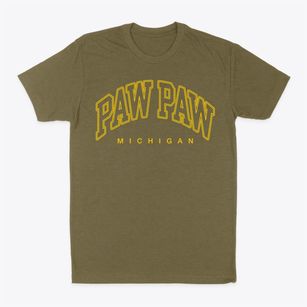 Paw Paw Michigan Inline Classic Dad T-Shirt