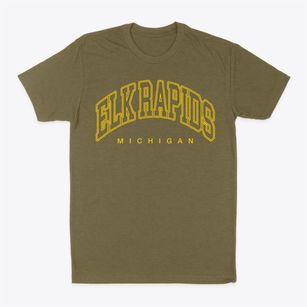 Elk Rapids Michigan Inline Classic Dad T-Shirt