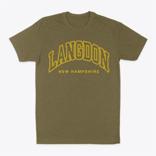 Langdon New Hampshire Inline Classic Dad T-Shirt