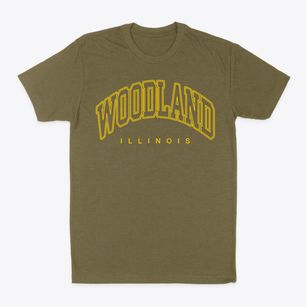 Woodland Illinois Inline Classic Dad T-Shirt