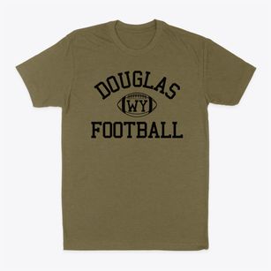 Douglas Wyoming Football Classic Dad T-Shirt