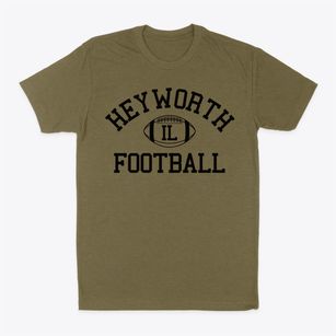 Heyworth Illinois Football Classic Dad T-Shirt