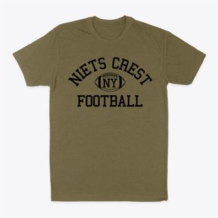 Niets Crest New York Football Classic Dad T-Shirt