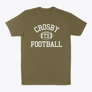 Crosby Texas Football Classic Dad T-Shirt