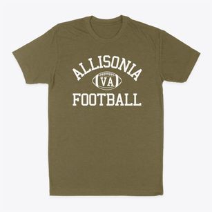 Allisonia Virginia Football Classic Dad T-Shirt