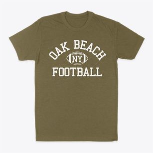 Oak Beach New York Football Classic Dad T-Shirt