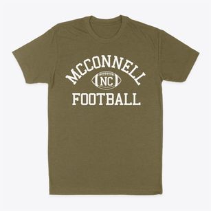 Mcconnell North Carolina Football Classic Dad T-Shirt