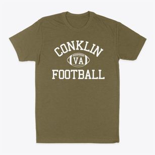 Conklin Virginia Football Classic Dad T-Shirt