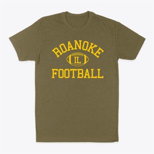 Roanoke Illinois Football Classic Dad T-Shirt