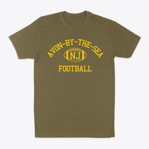 Avon-by-the-sea New Jersey Football Classic Dad T-Shirt