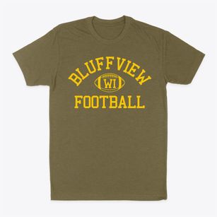 Bluffview Wisconsin Football Classic Dad T-Shirt