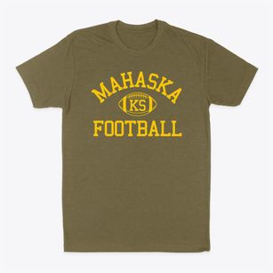 Mahaska Kansas Football Classic Dad T-Shirt