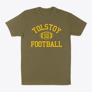 Tolstoy South Dakota Football Classic Dad T-Shirt