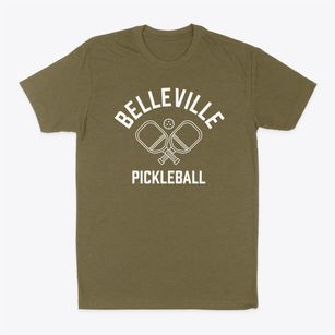 Belleville Michigan Pickleball Classic Dad T-Shirt