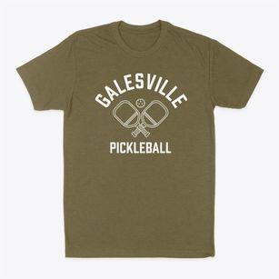 Galesville Wisconsin Pickleball Classic Dad T-Shirt