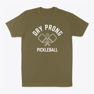 Dry Prong Louisiana Pickleball Classic Dad T-Shirt
