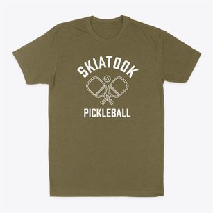 Skiatook Oklahoma Pickleball Classic Dad T-Shirt