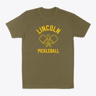 Lincoln Oregon Pickleball Classic Dad T-Shirt