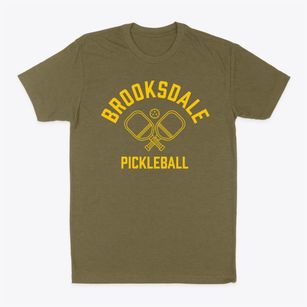 Brooksdale North Carolina Pickleball Classic Dad T-Shirt