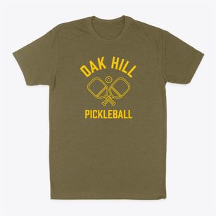 Oak Hill North Carolina Pickleball Classic Dad T-Shirt