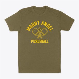 Mount Angel Oregon Pickleball Classic Dad T-Shirt