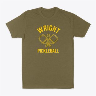 Wright Wyoming Pickleball Classic Dad T-Shirt
