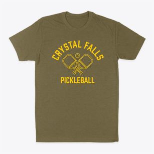 Crystal Falls Texas Pickleball Classic Dad T-Shirt