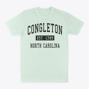 Congleton North Carolina Classic Established Classic Dad T-Shirt